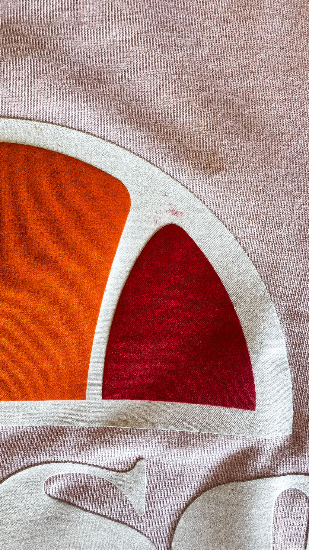 T-shirt Ellesse rose logo oversize coton taille M