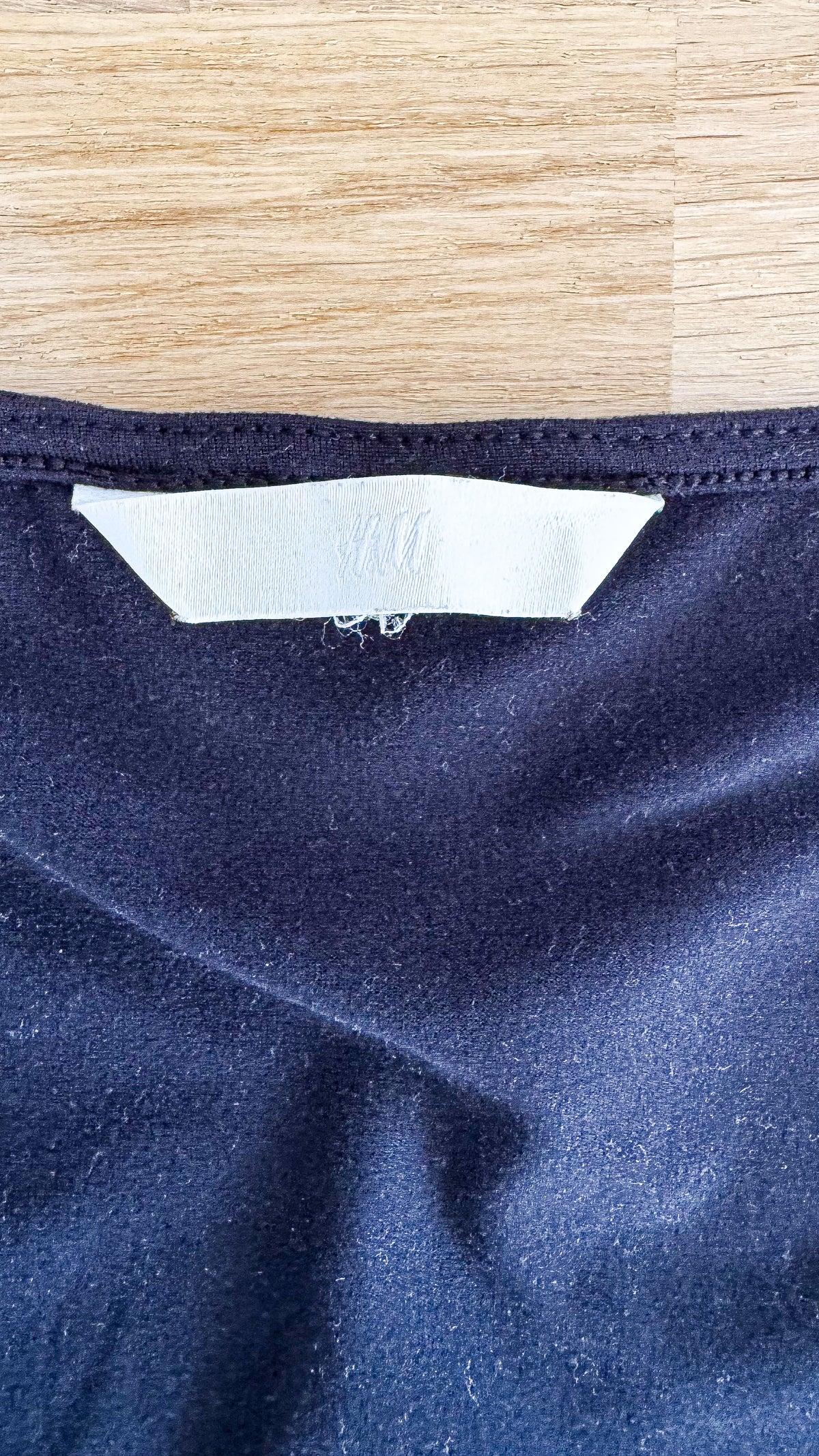 Body H&M noir encolure carrée manches courtes basique chic taille S/M