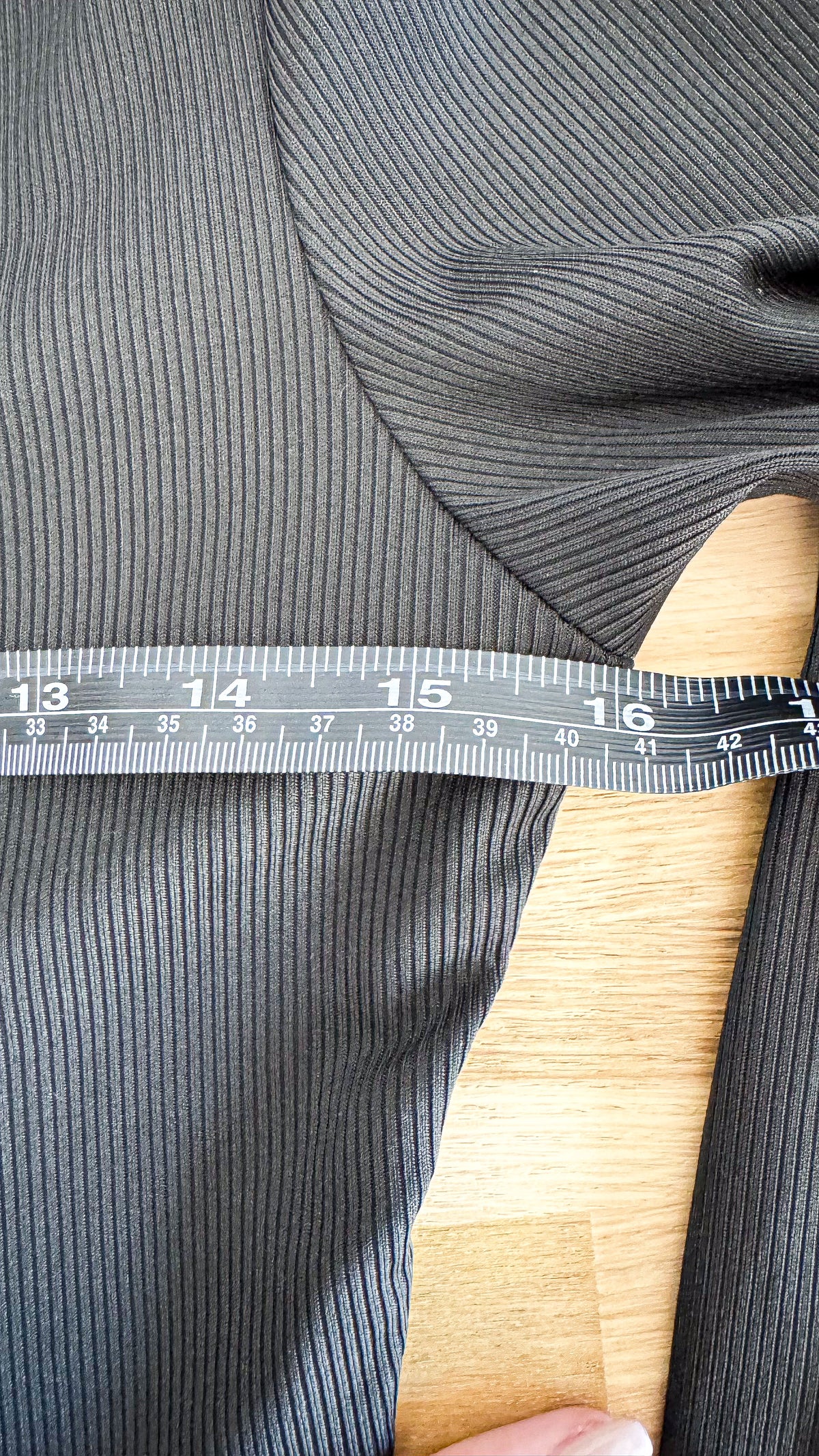 Body noir manches longues col V basique ajusté Shein taille M
