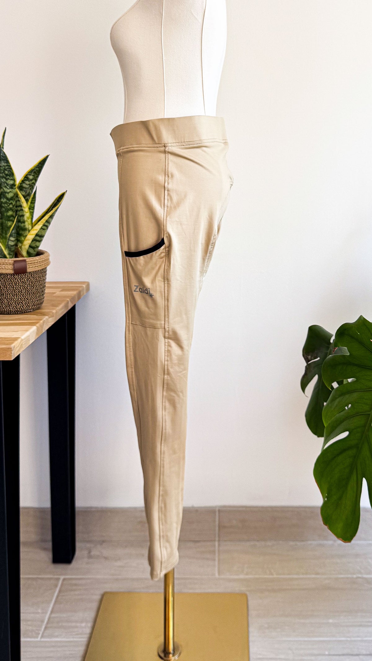 Pantalon équitation Zaldi beige neuf legging élastique cavalier taille 38