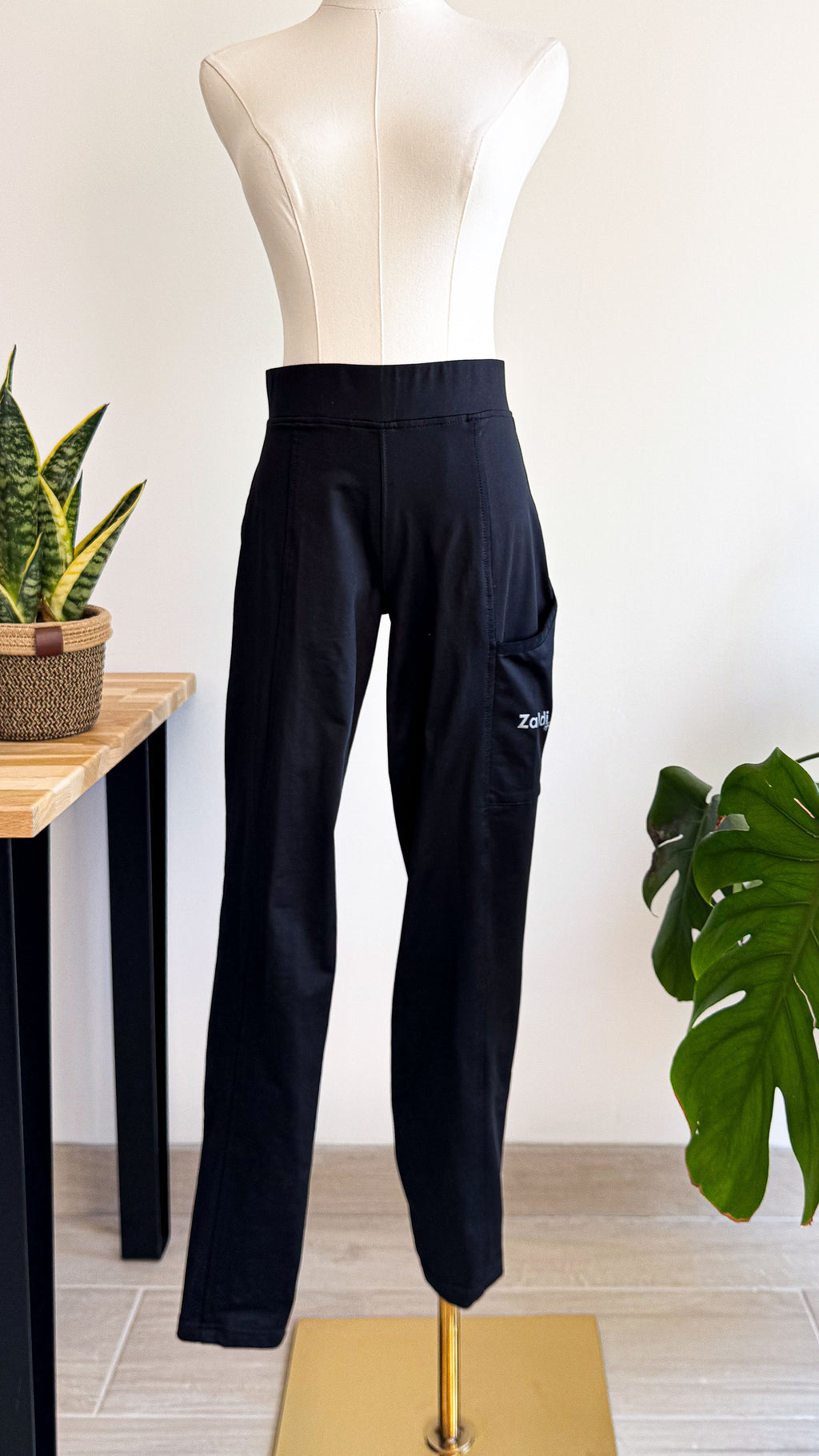 Pantalon équitation Zaldi noir legging élastique cavalier taille 38