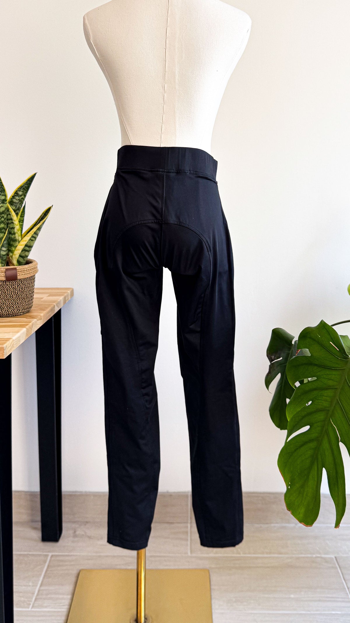 Pantalon équitation Zaldi noir legging élastique cavalier taille 38