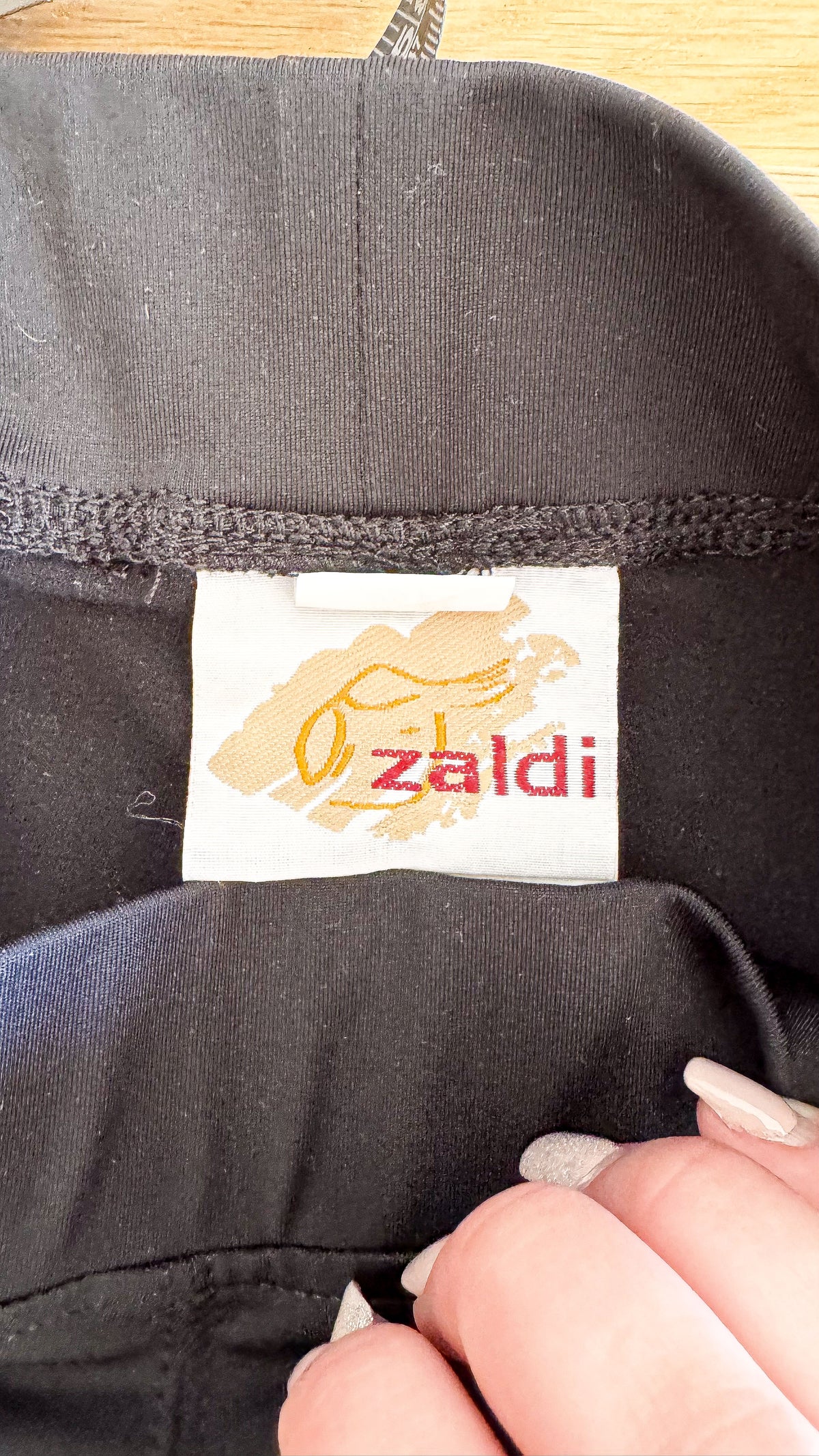 Pantalon équitation Zaldi noir legging élastique cavalier taille 38