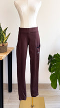 Pantalon équitation Zaldi bordeaux legging élastique cavalier taille 38