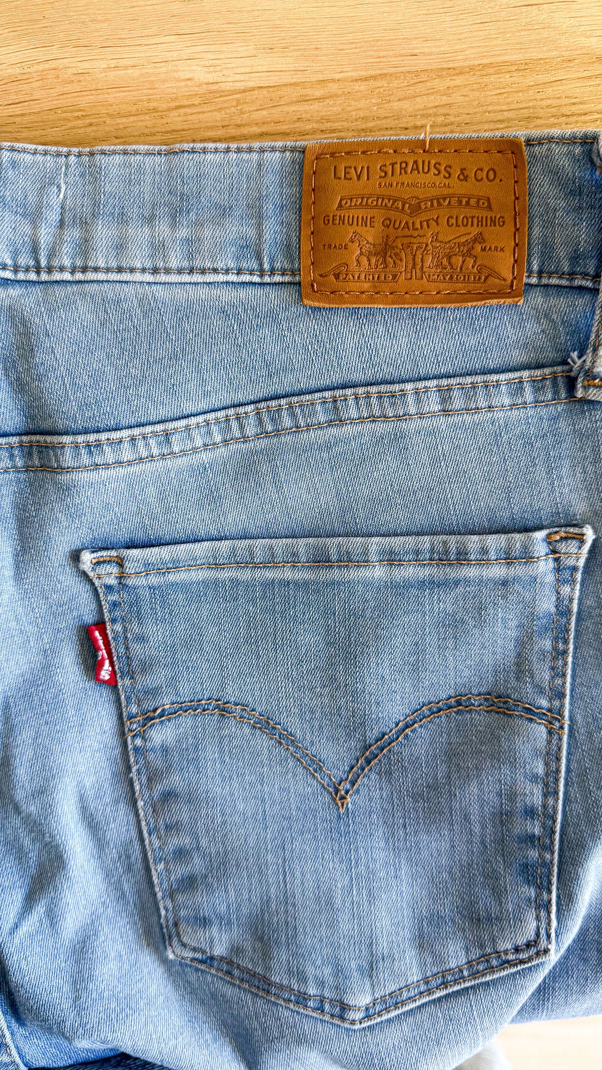 Jean Levi’s 720 super skinny taille haute W30 L32 bleu clair coupe slim