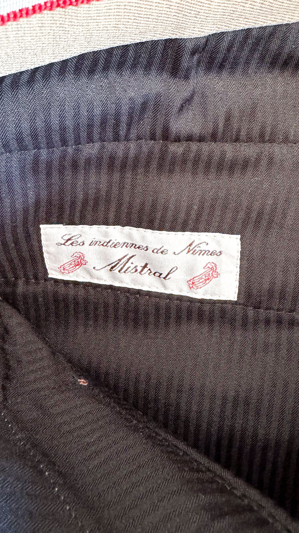 Pantalon gardian Mistral Les Indiennes de Nîmes marron taille 44 coupe droite chic