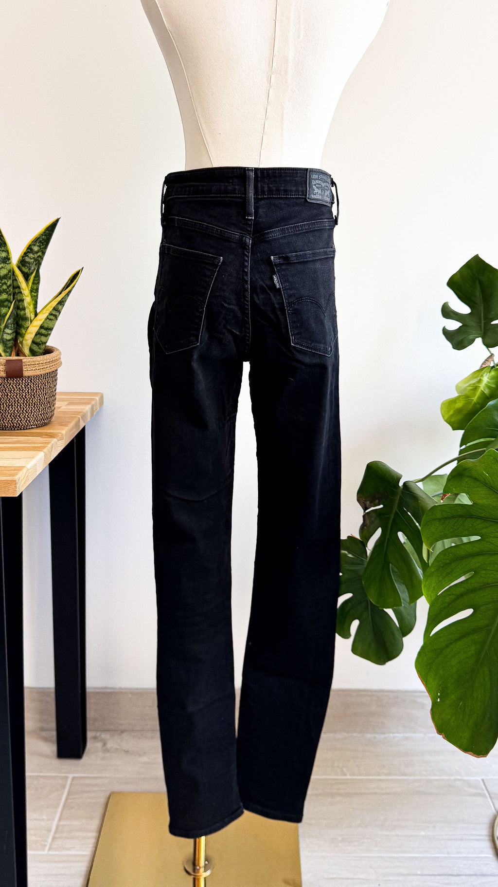 Jean Levi’s 721 high rise skinny noir taille W29 L32 taille haute slim