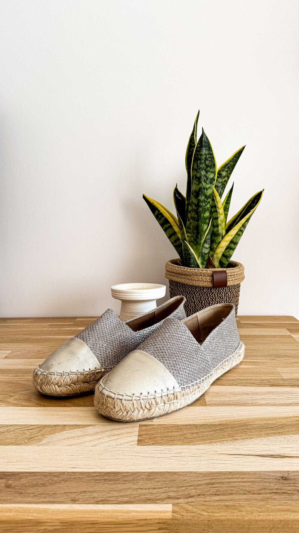 Espadrilles platine bout doré 39 - Toni Pons