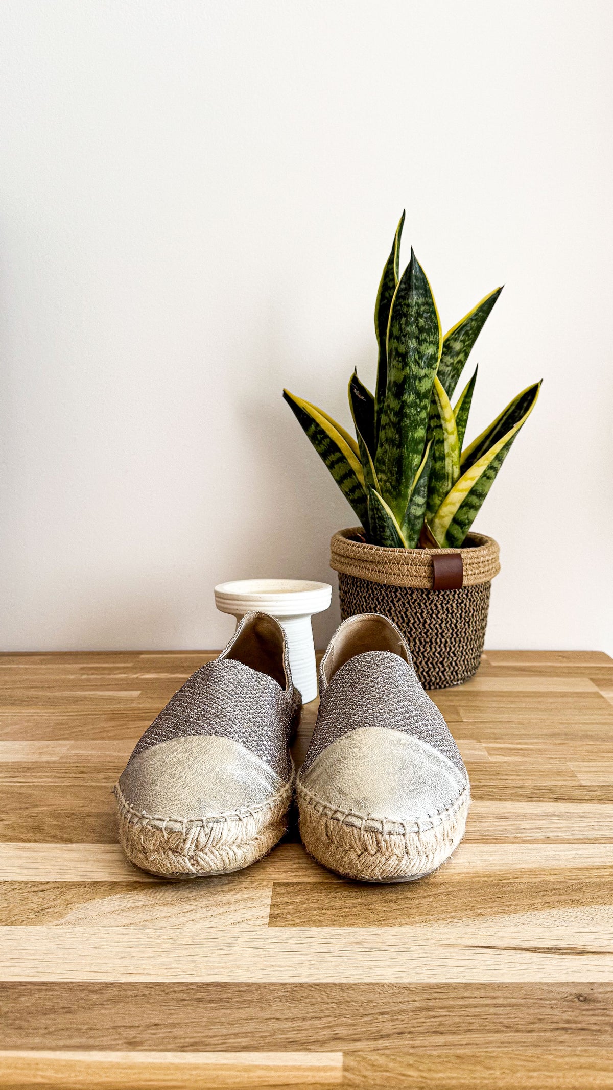 Espadrilles platine bout doré 39 - Toni Pons