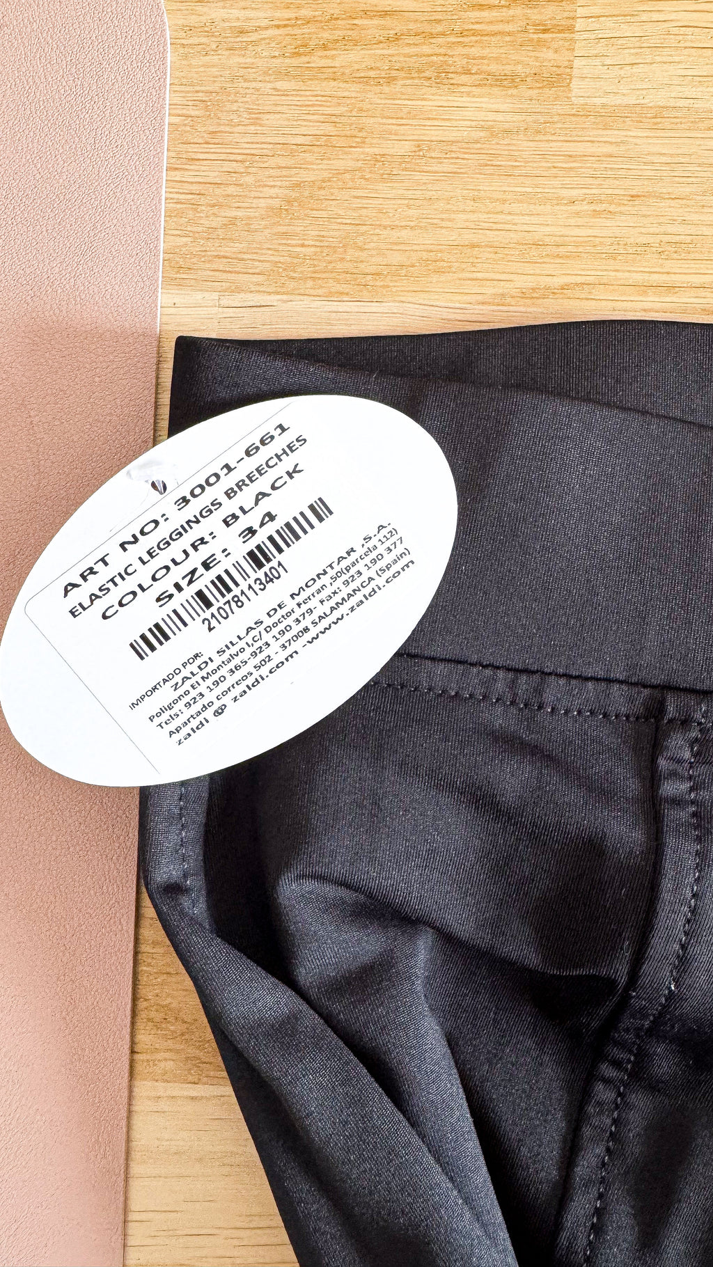 Pantalon équitation noir taille 34 neuf avec étiquette - Zaldi
