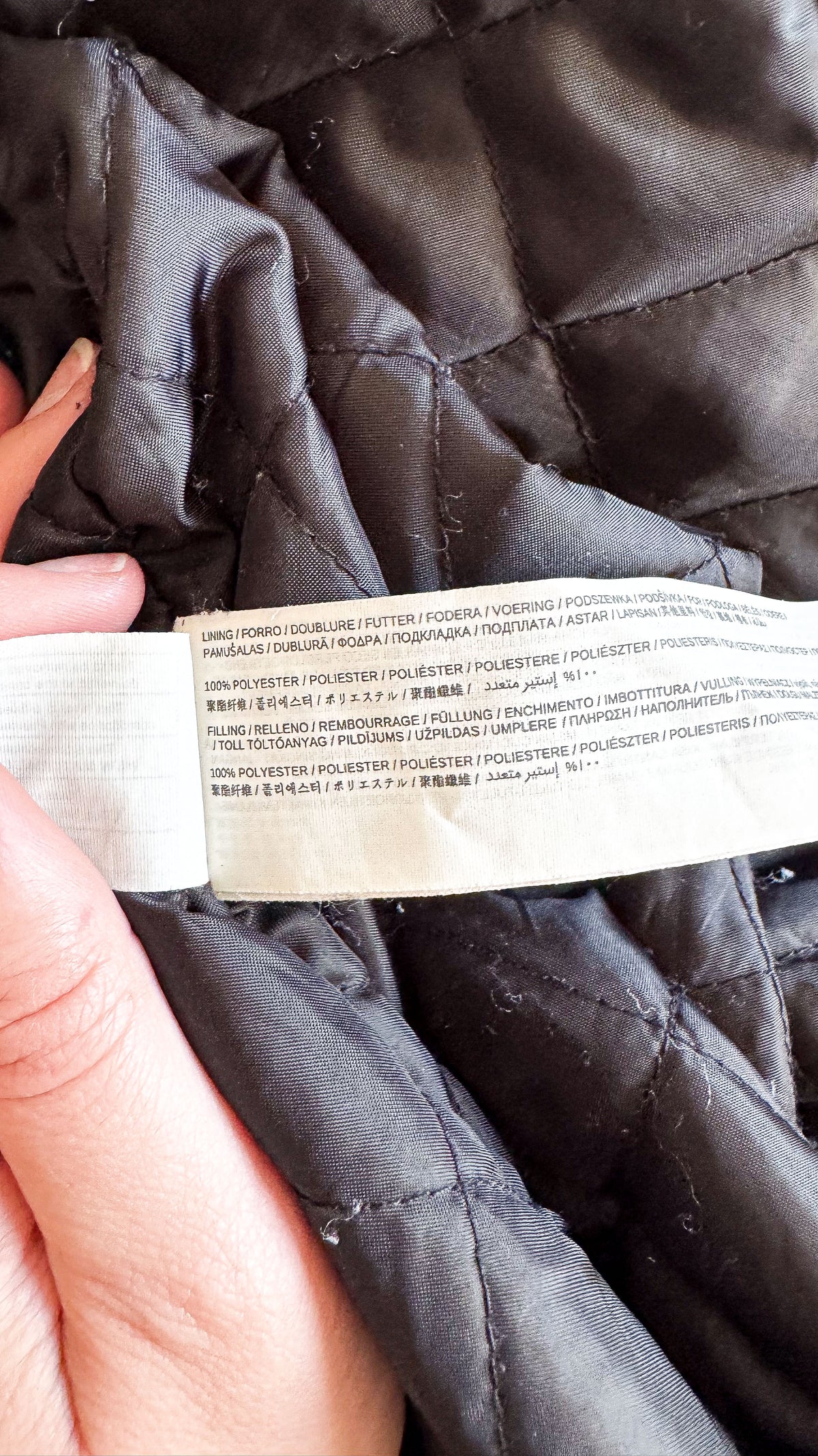 Parka noire Mango femme taille M mi-saison doublure amovible très bon état