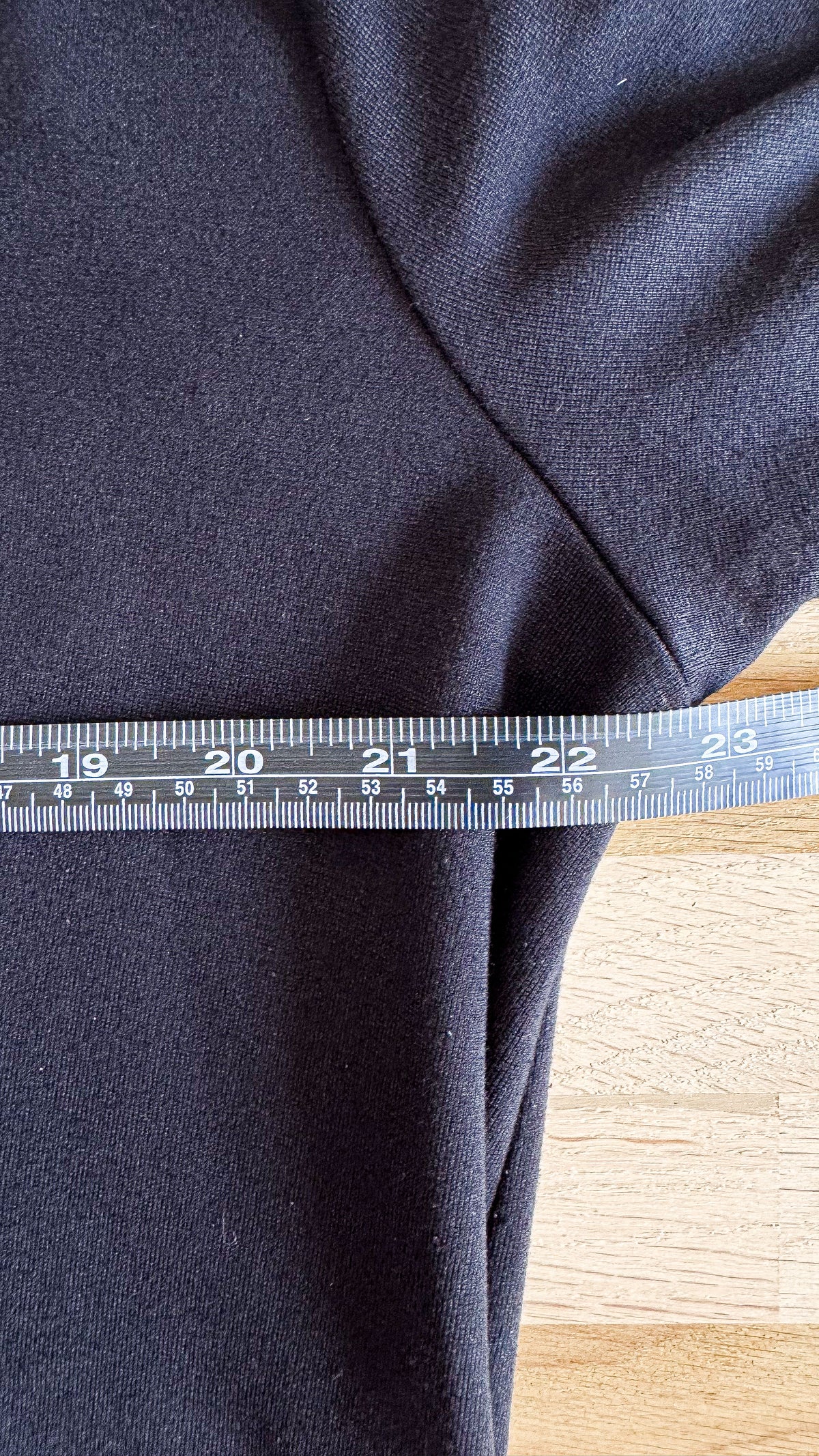Robe noire col croisé jersey 46/48 - Ulla Popken