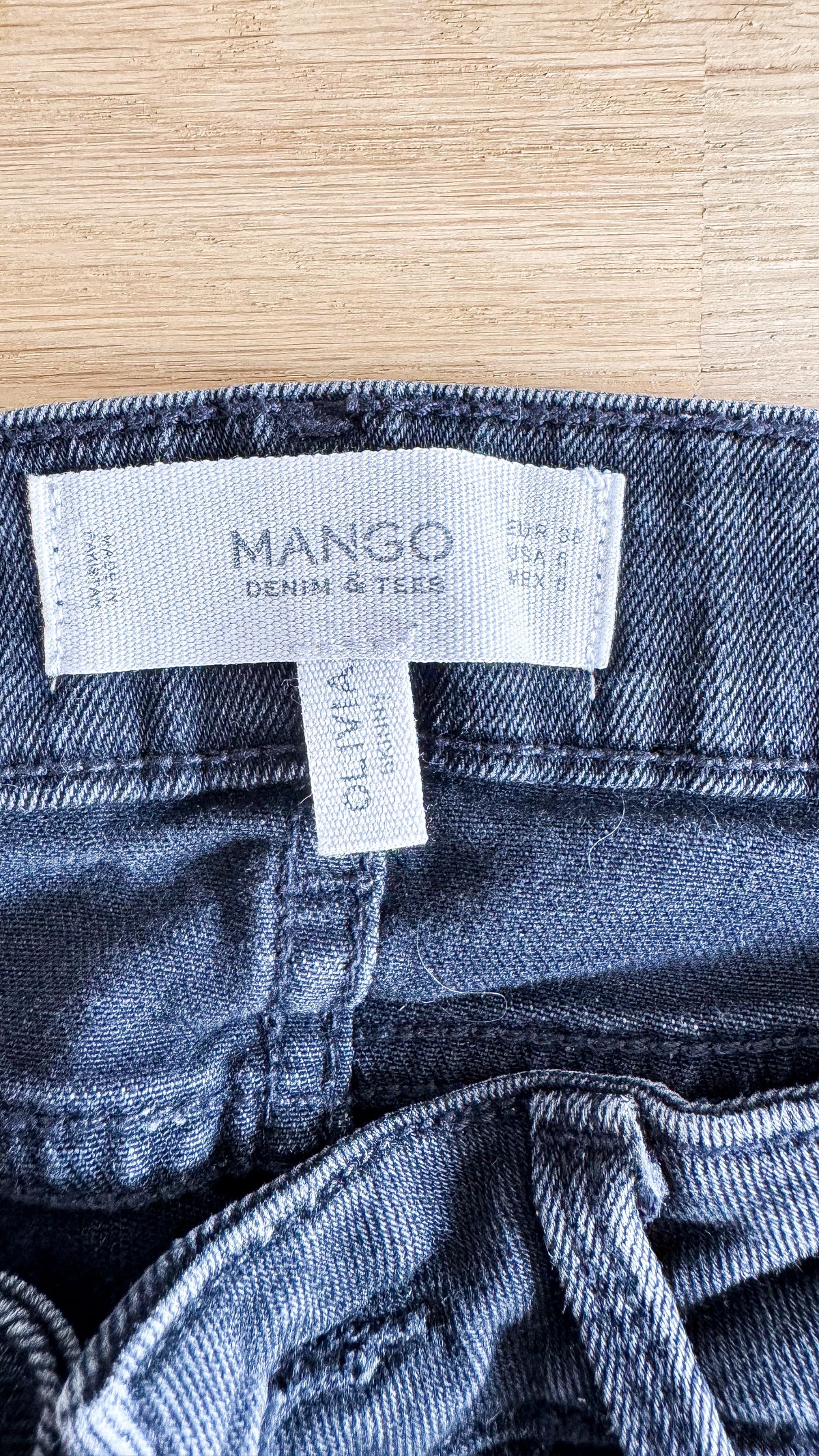 Jean noir délavé skinny Olivia 36 - Mango