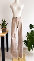 Jean beige Monoprix regular 48 coton