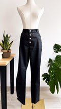 Jean noir enduit Kiabi femme 48 taille haute