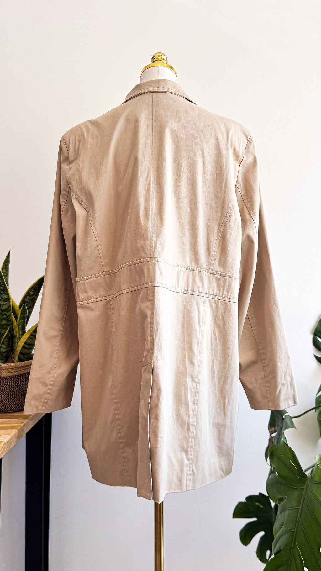 Veste beige femme Collection L coton élasthanne taille 52