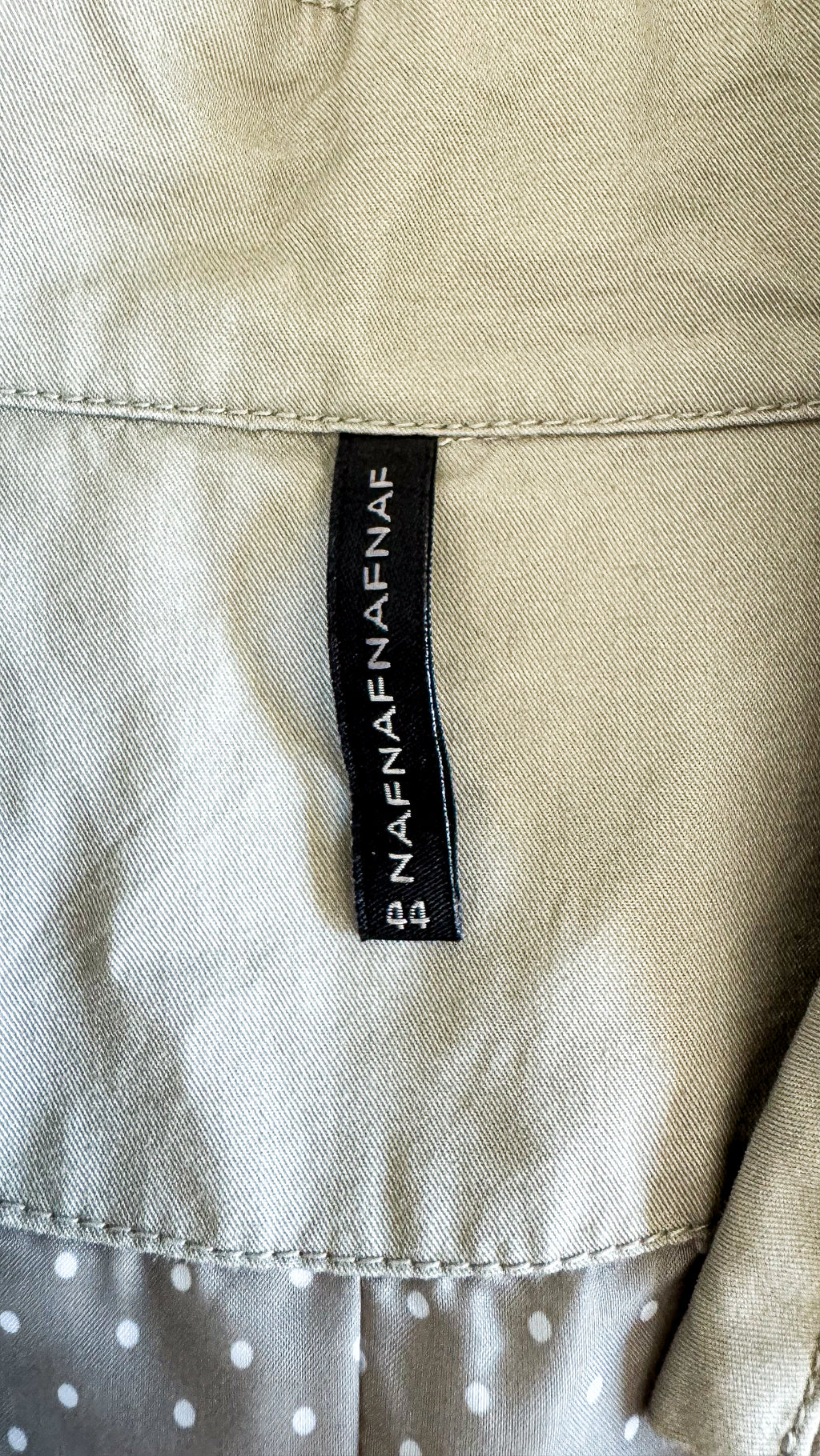 Trench gris Naf Naf femme taille 44 ceinturé détails nœuds