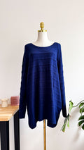 Yessica C&A electric blue oversized sweater size 58/60