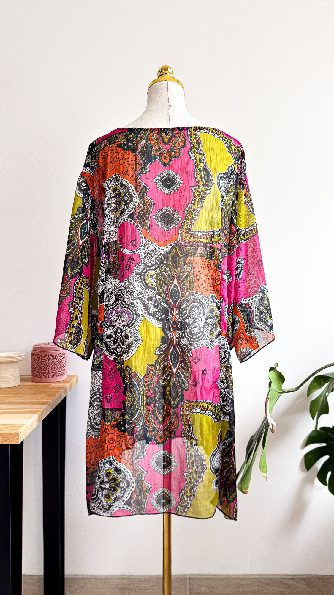 Blouse tunique paisley manches chauve-souris 58 Blancheporte
