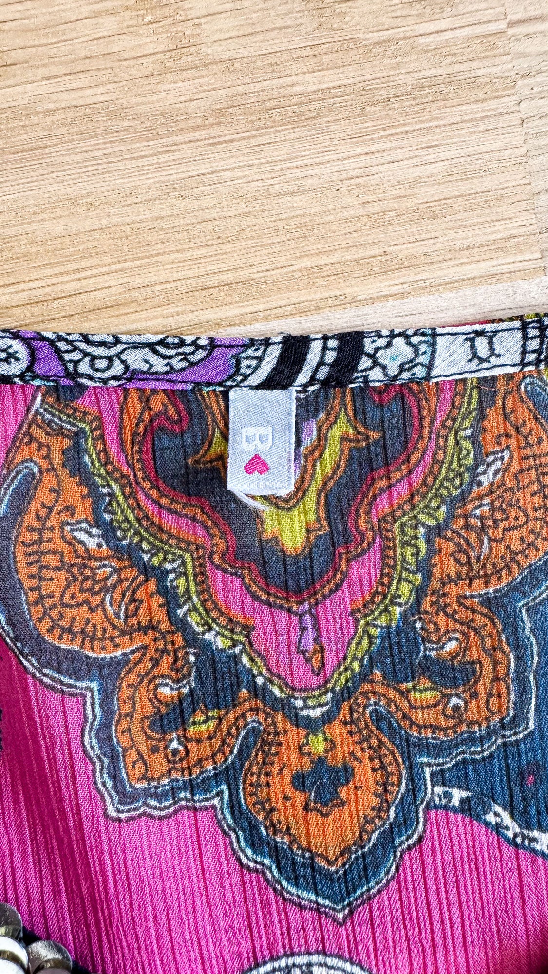 Blouse tunique paisley manches chauve-souris 58 Blancheporte