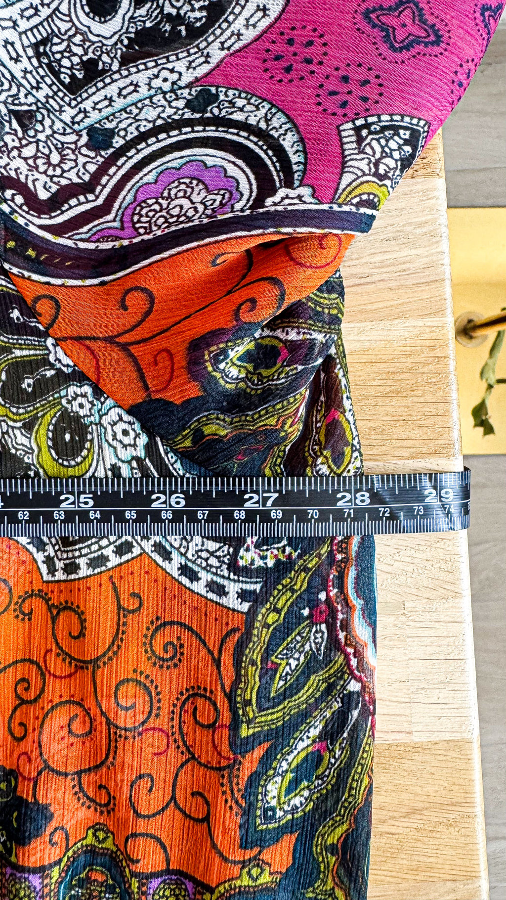 Blouse tunique paisley manches chauve-souris 58 Blancheporte