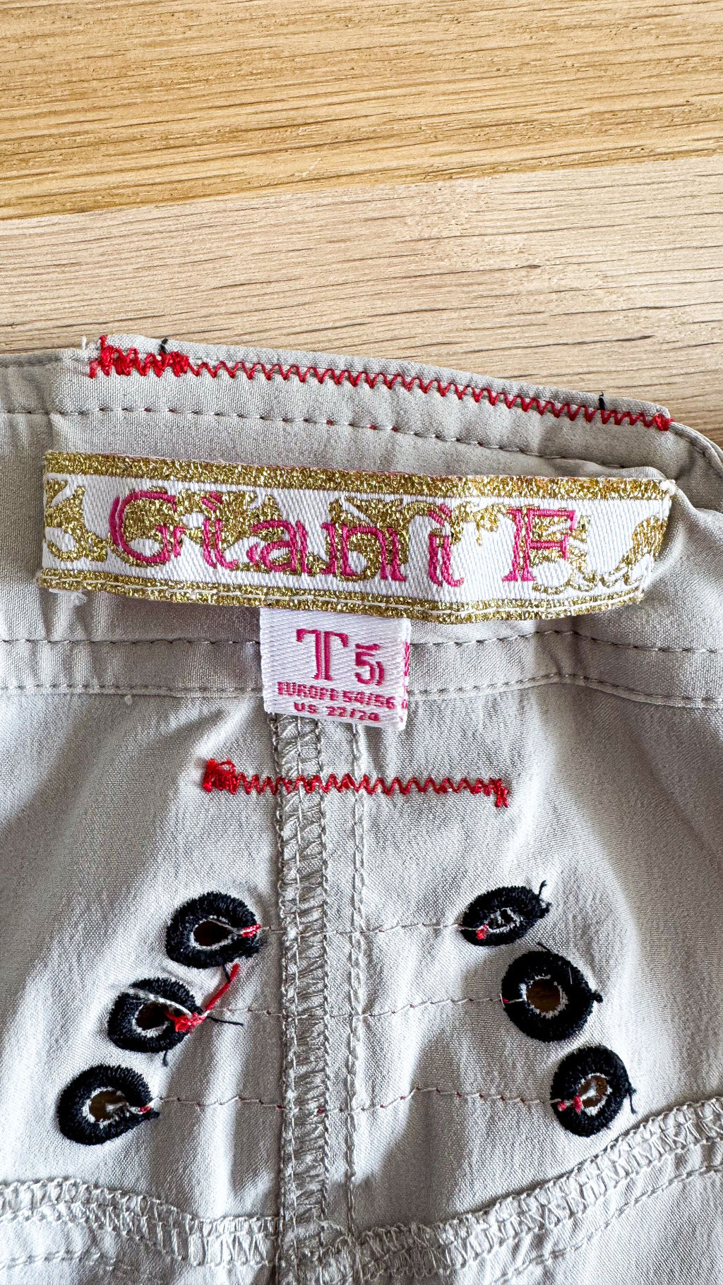 Ensemble veste jupe imprimé portrait sequins - Giani F