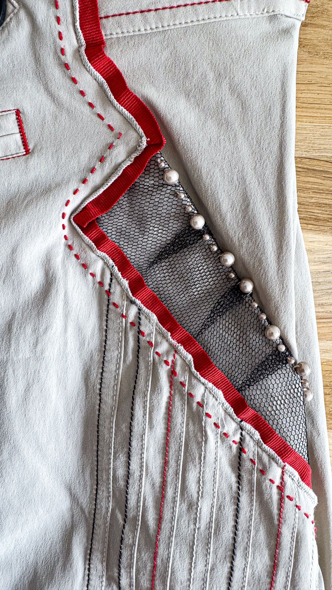 Ensemble veste jupe imprimé portrait sequins - Giani F