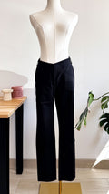 Pantalon noir tailleur droit 38 - Elora