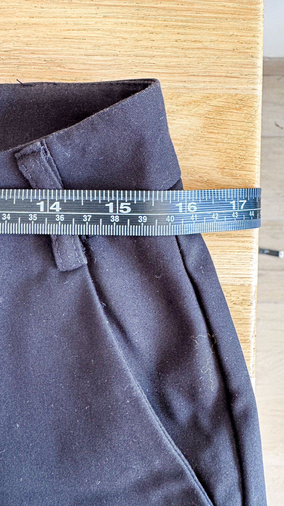 Pantalon noir tailleur droit 38 - Elora