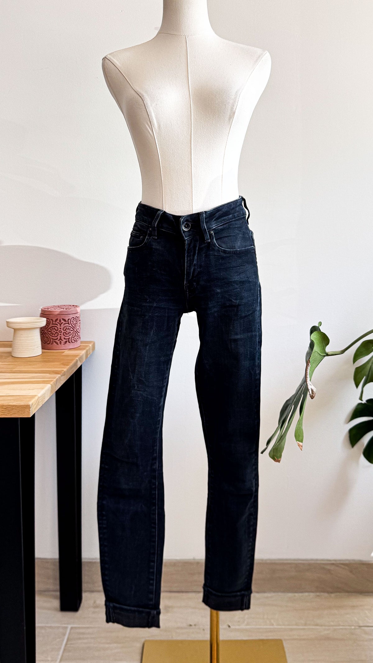 Jean skinny noir délavé W26 (36) - G-Star Raw