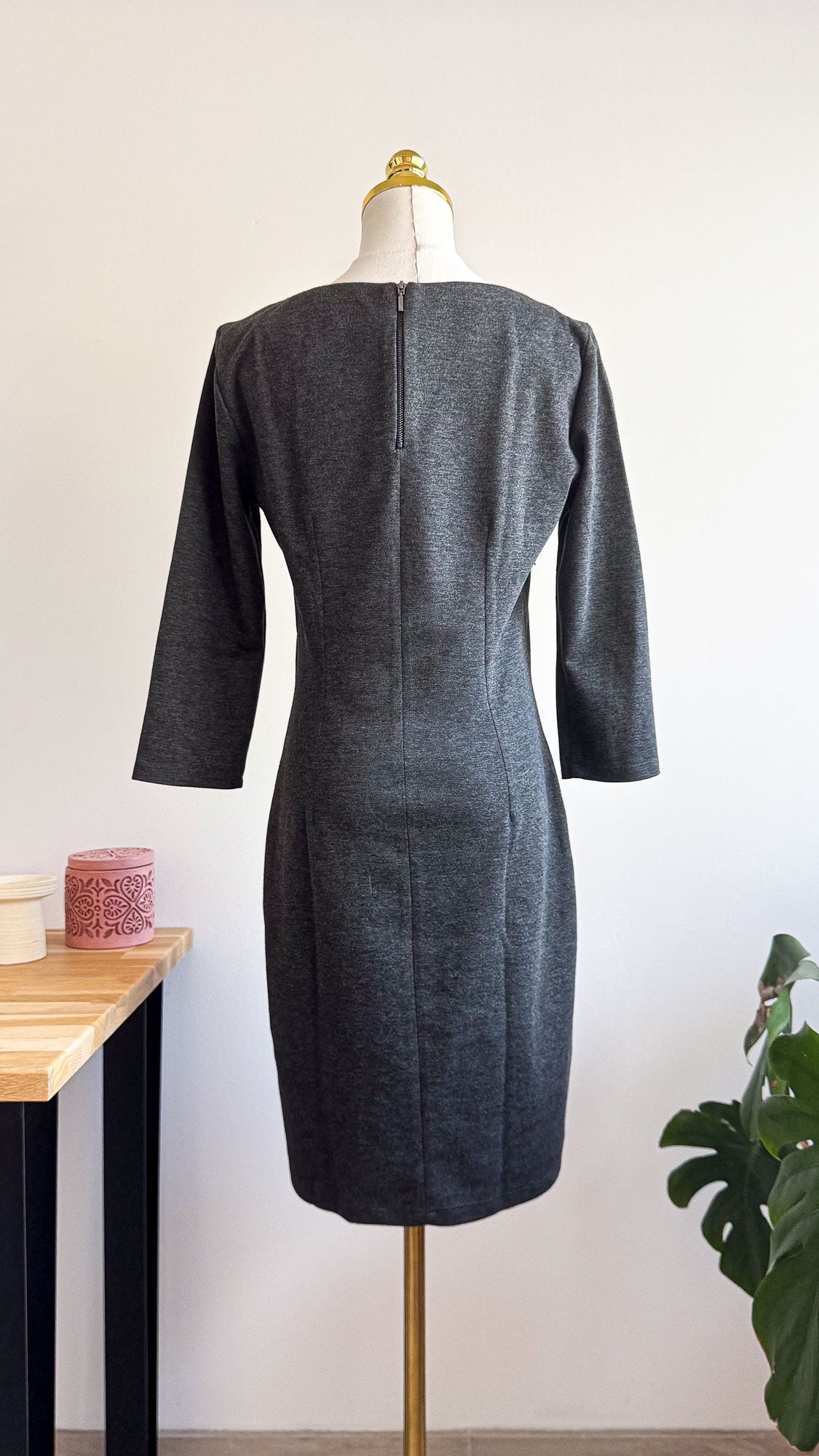 Robe fourreau dentelle épaules M - Naf Naf