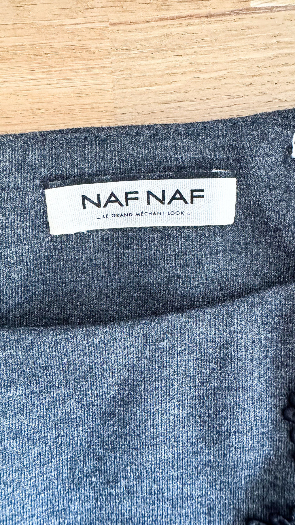 Robe fourreau dentelle épaules M - Naf Naf