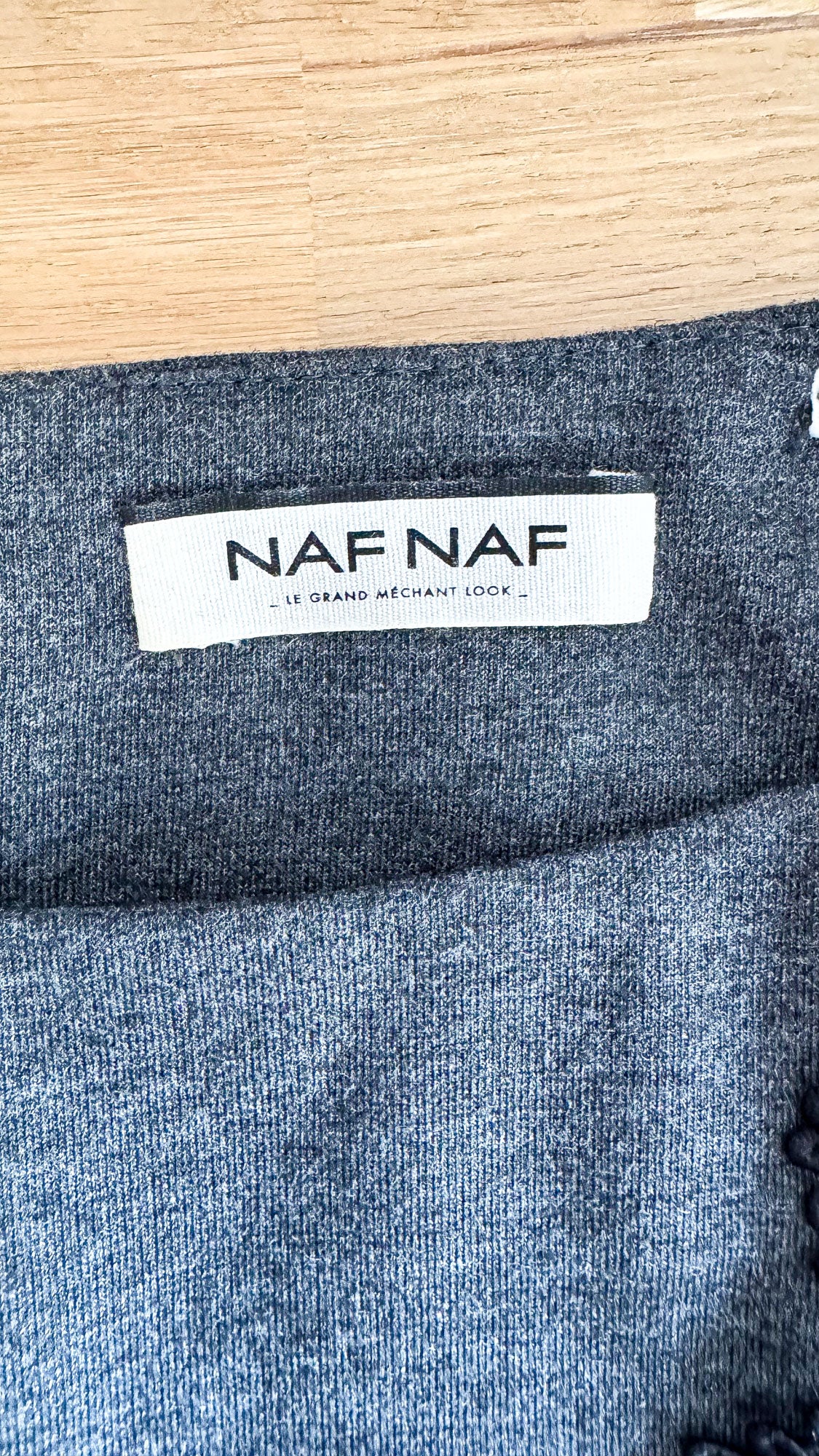 Robe fourreau dentelle épaules M - Naf Naf