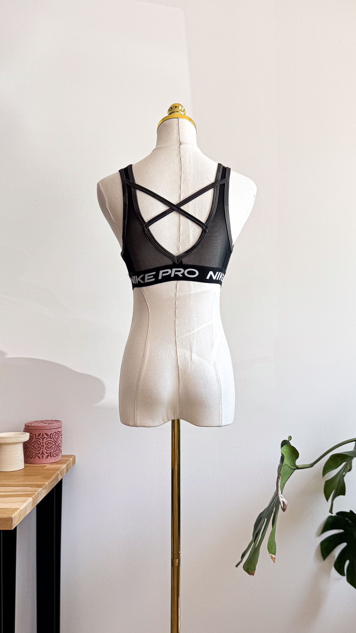 Brassière Nike Pro camouflage army dos croisé taille XS