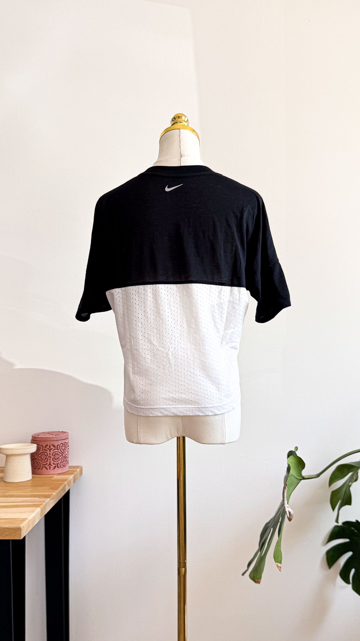 T-shirt Nike Running crop Just Do It noir blanc taille S