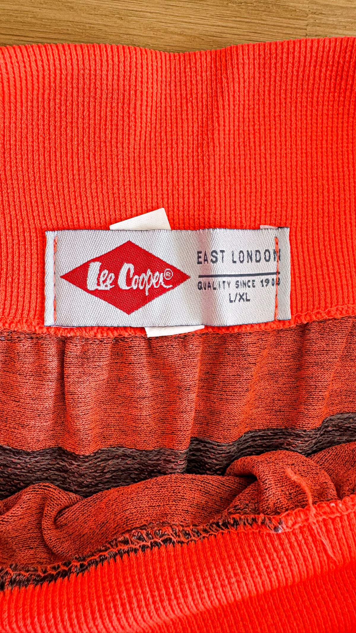 Legging sport gris chiné liserés corail L/XL - Lee Cooper