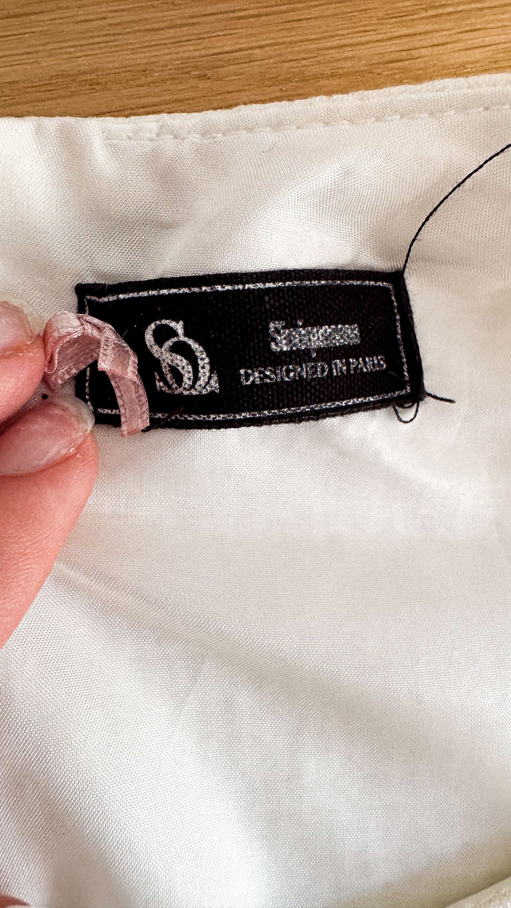 Robe bicolore lin vichy 40 - Sinequanone