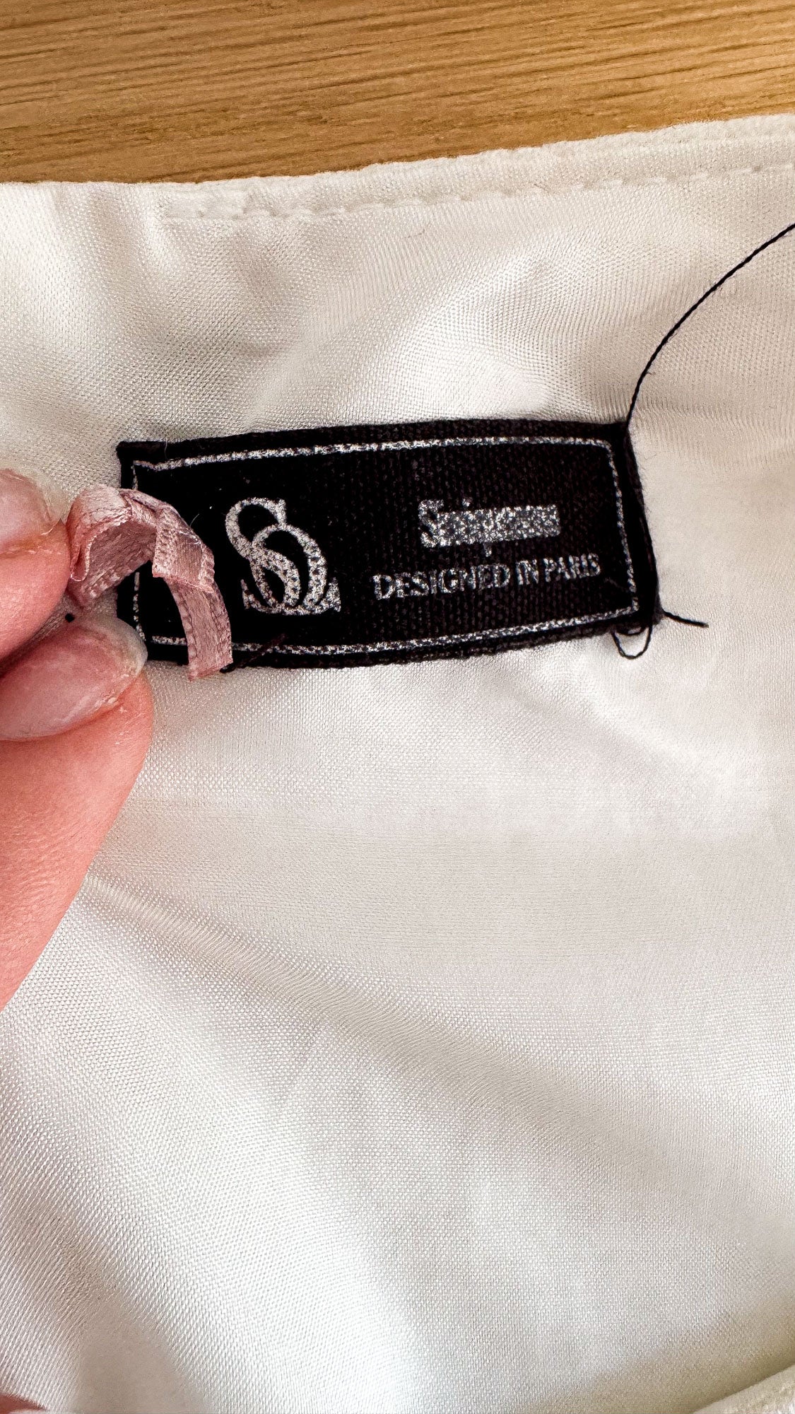 Robe bicolore lin vichy 40 - Sinequanone