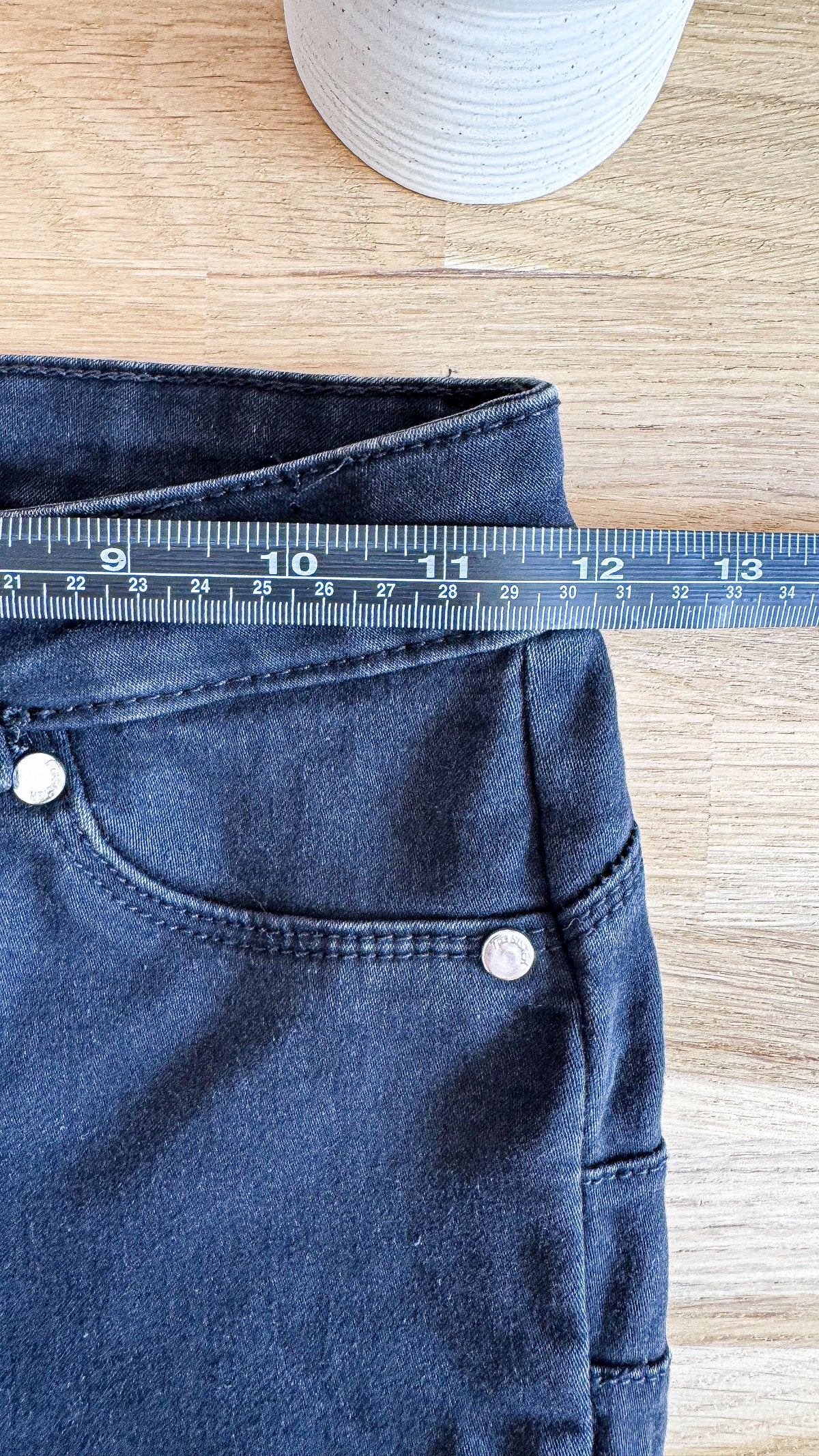 Jean skinny push up noir W24 (34) - FB Sister