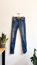 Jean skinny bleu délavé destroy 32 - J.Jeans