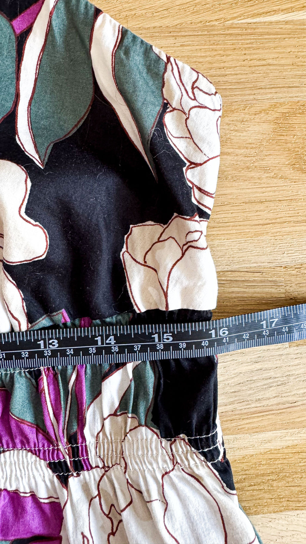 Robe longue fleurs géantes bretelles fines L - Gap