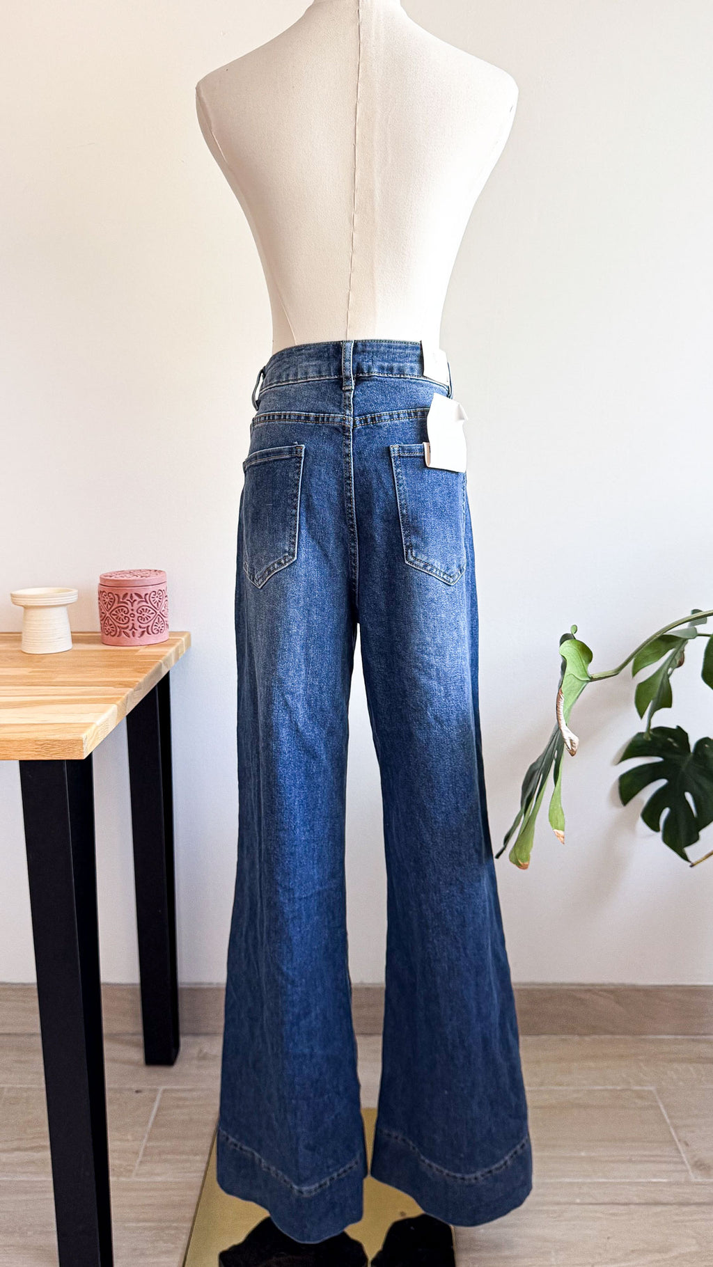 Jean flare taille haute neuf étiquette 40 - Foly Rose