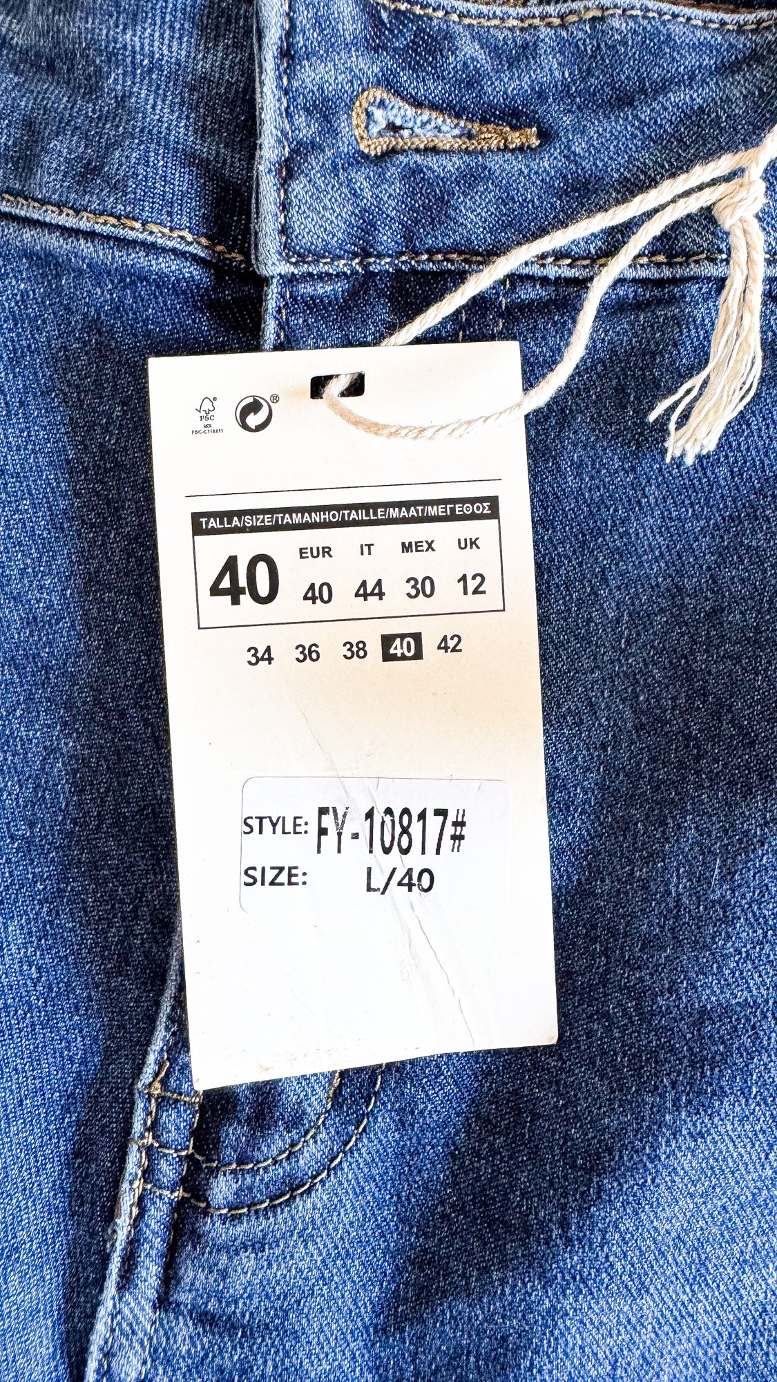 Jean flare taille haute neuf étiquette 40 - Foly Rose