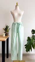 Pantalon vert menthe Luck & Cie taille unique stretch Made Italy
