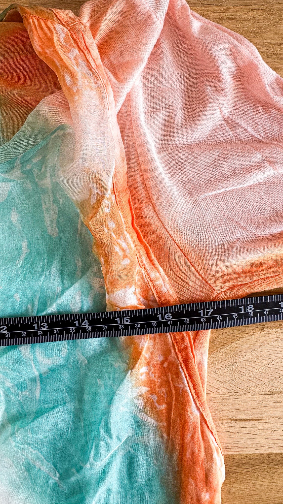 Robe tunique tie-dye soie viscose M - Pronto Moda