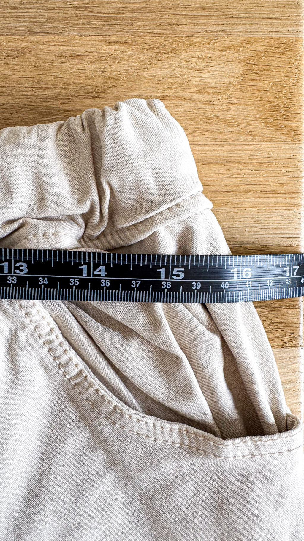 Pantalon beige écru Luck & Cie taille unique stretch Made Italy