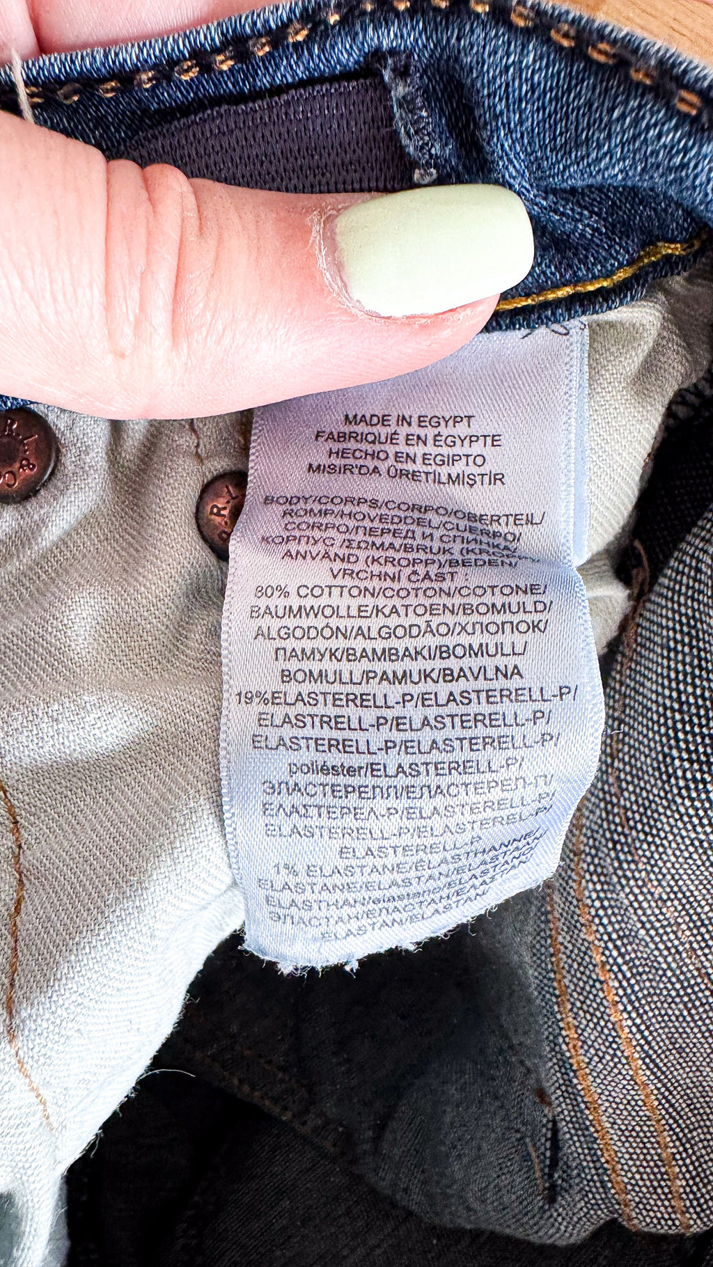 Bermuda en jean délavé effet used 7 ans - Polo Ralph Lauren