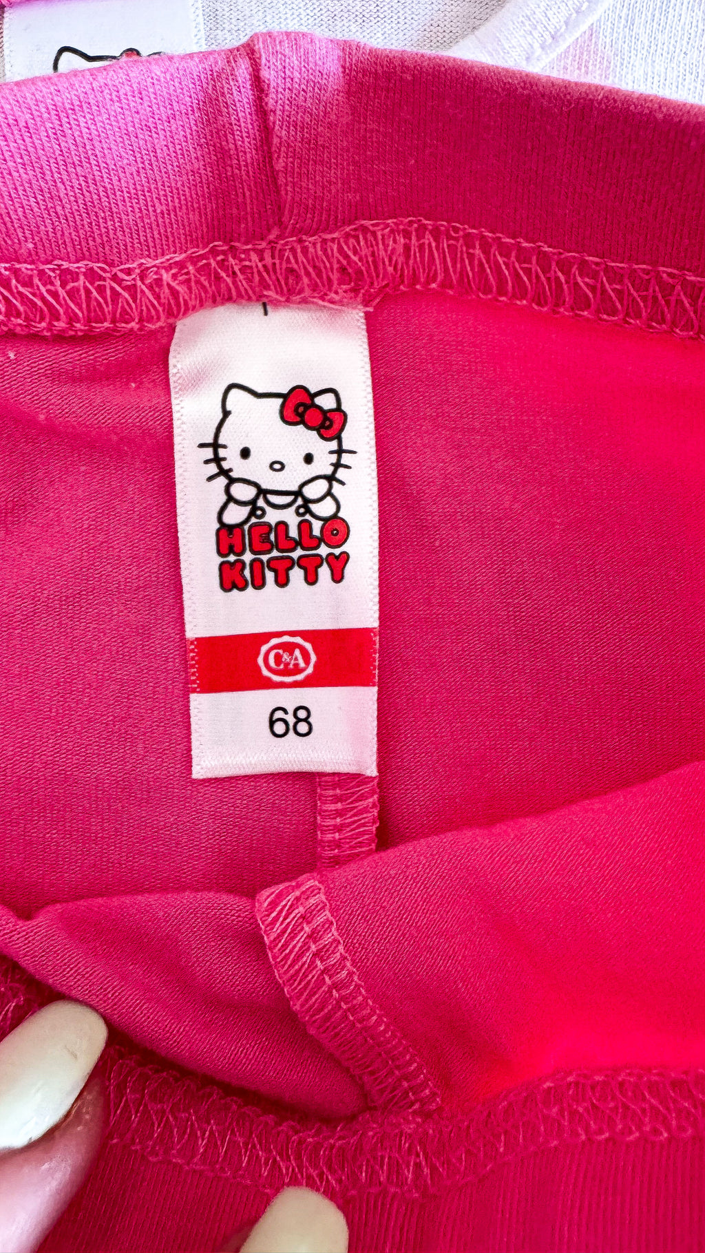 Ensemble Hello Kitty bébé fille 6 mois t-shirt legging C&A rose