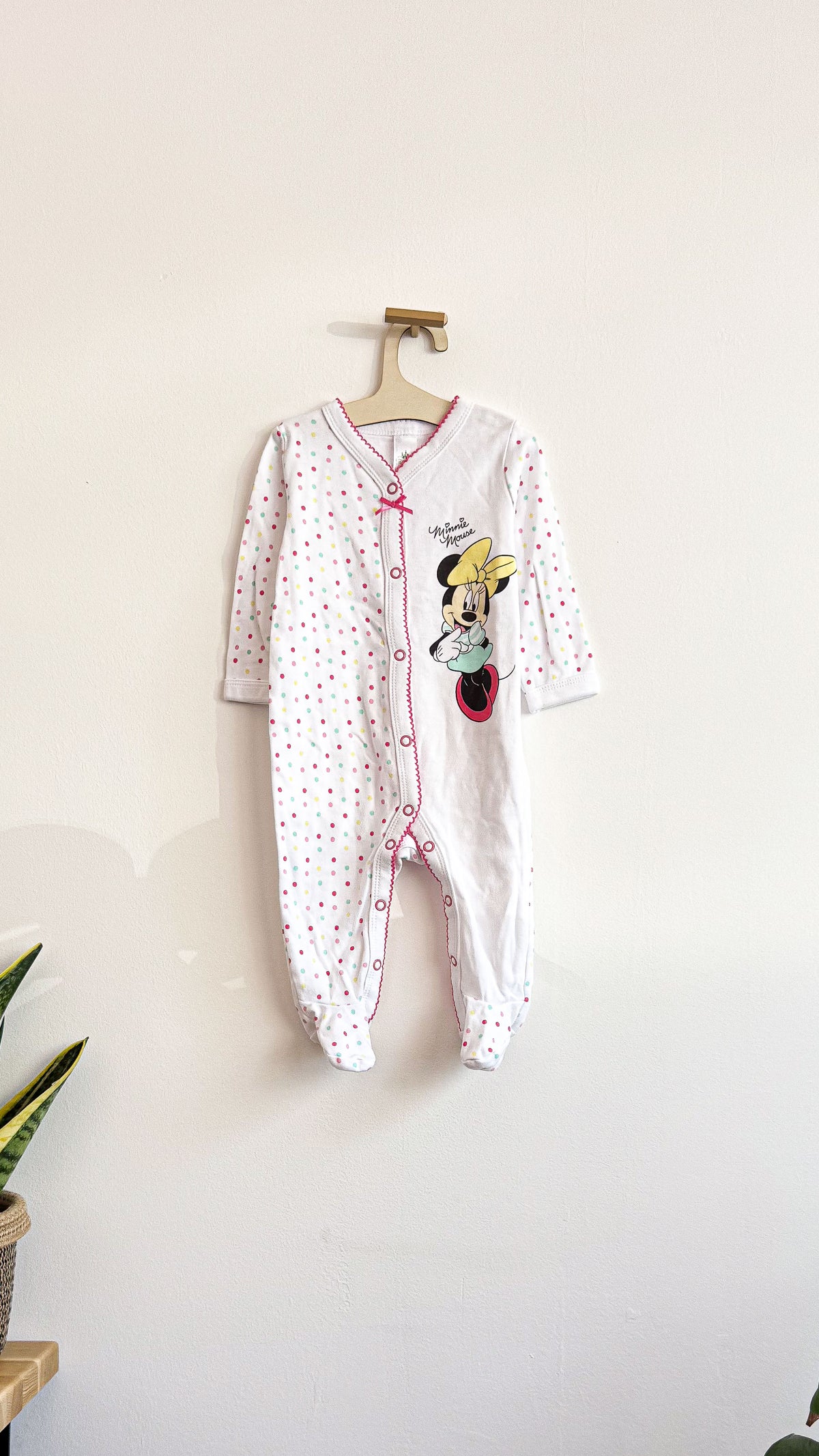 Pyjama Minnie Mouse pois multicolores 6/9 mois - Disney Baby C&A