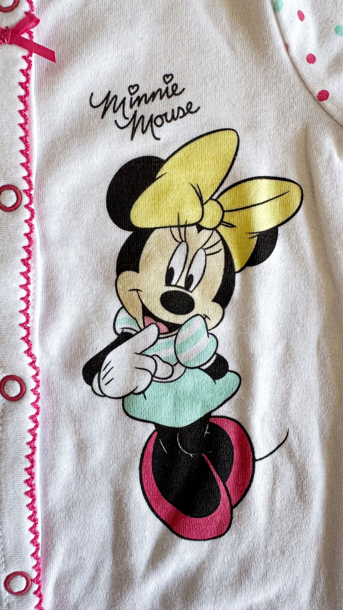 Pyjama Minnie Mouse pois multicolores 6/9 mois - Disney Baby C&A